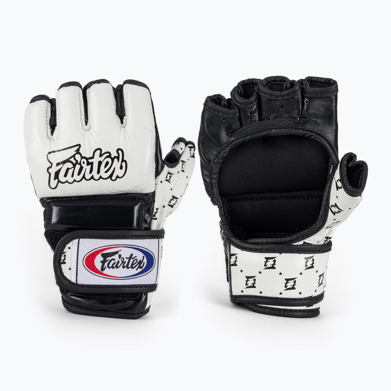 Fairtex Super Sparring mănuși de grappling alb/negru