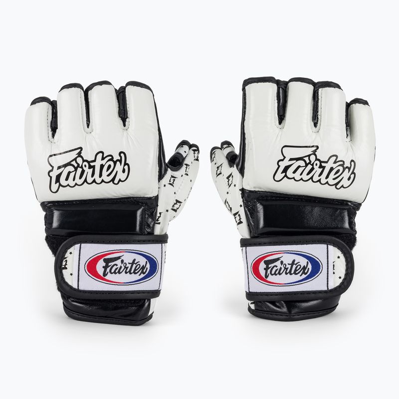 Fairtex Super Sparring mănuși de grappling alb/negru 2