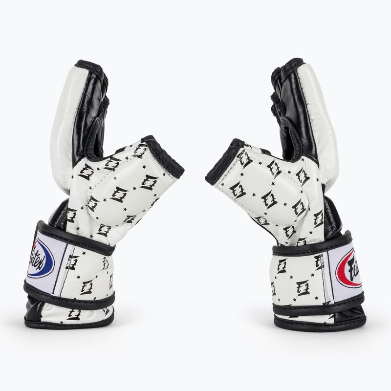 Fairtex Super Sparring mănuși de grappling alb/negru 4
