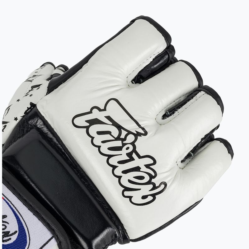 Fairtex Super Sparring mănuși de grappling alb/negru 5