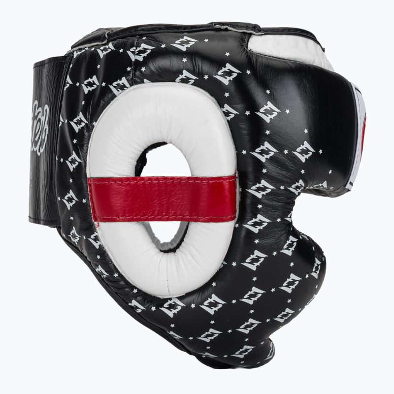 Cască de box Fairtex Super Sparring black/white 2