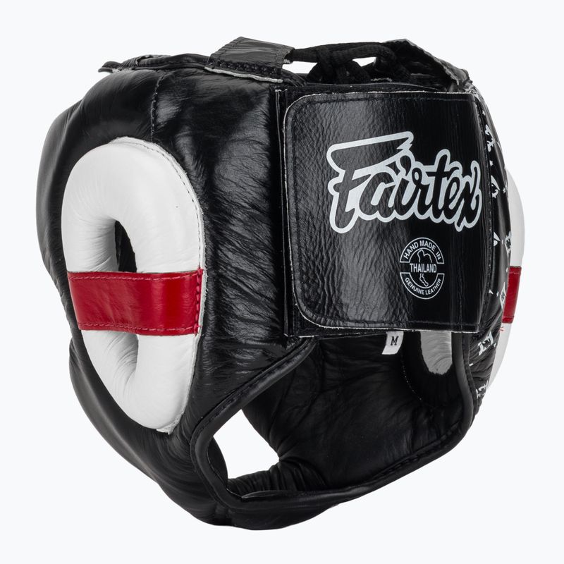 Cască de box Fairtex Super Sparring black/white 3
