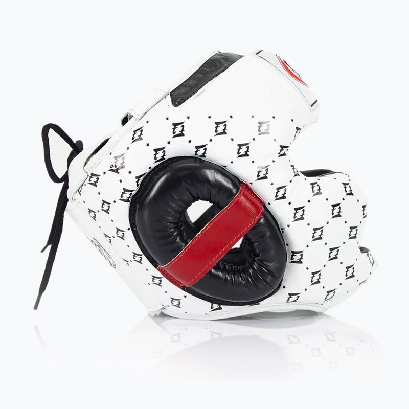 Cască de box Fairtex Super Sparring white/black 3