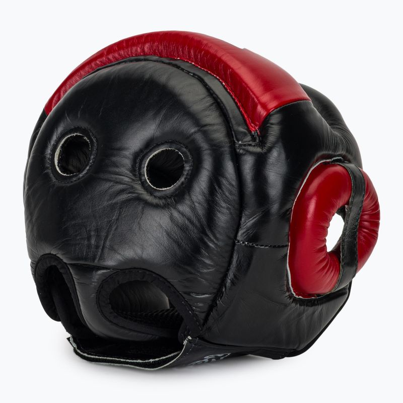 Cască de box Fairtex Diagonal Vision Sparring Headguard - Full Head Coverage black/red 6