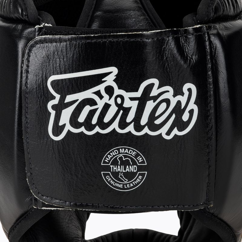 Cască de box Fairtex Diagonal Vision Sparring Headguard - Full Head Coverage black/yellow 5