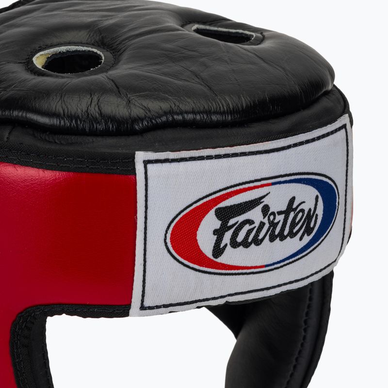 Cască de protecție Fairtex Muay Thai & Kickboxing Competition red 4