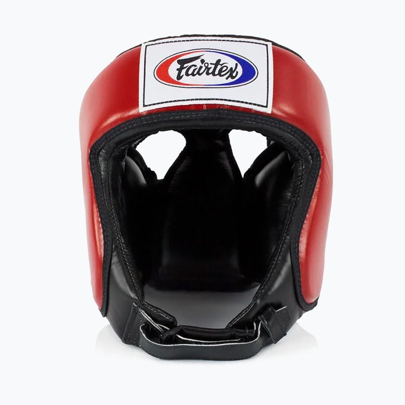 Cască de protecție Fairtex Muay Thai & Kickboxing Competition red 2