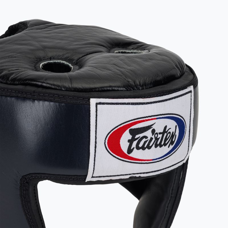 Cască de protecție Fairtex Muay Thai & Kickboxing Competition blue 4