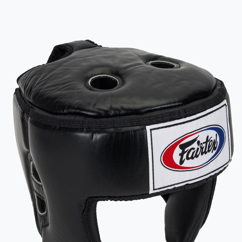 Cască de protecție Fairtex Muay Thai & Kickboxing Competition black 4