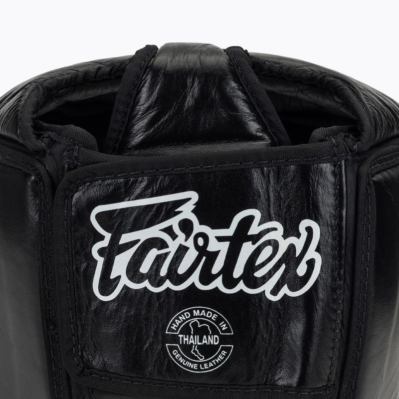 Cască de protecție Fairtex Muay Thai & Kickboxing Competition black 5