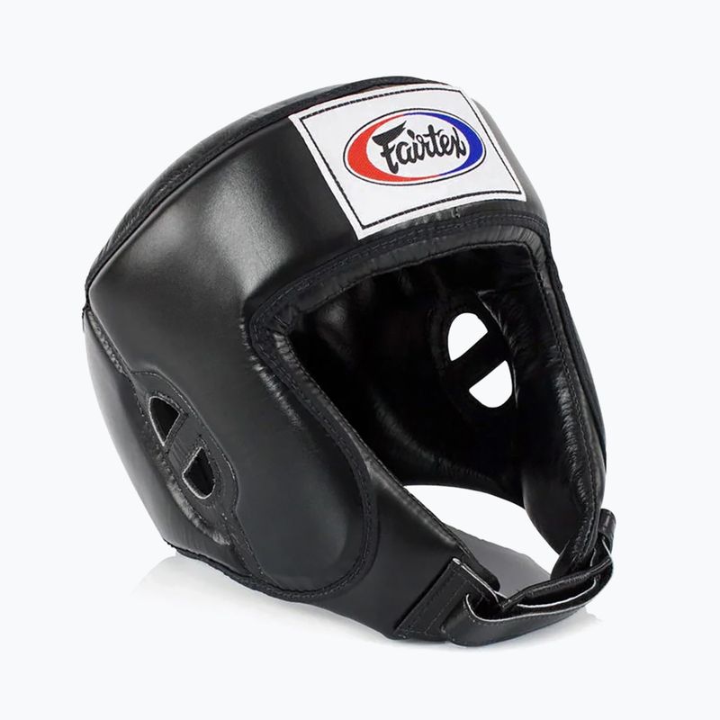Cască de protecție Fairtex Muay Thai & Kickboxing Competition black