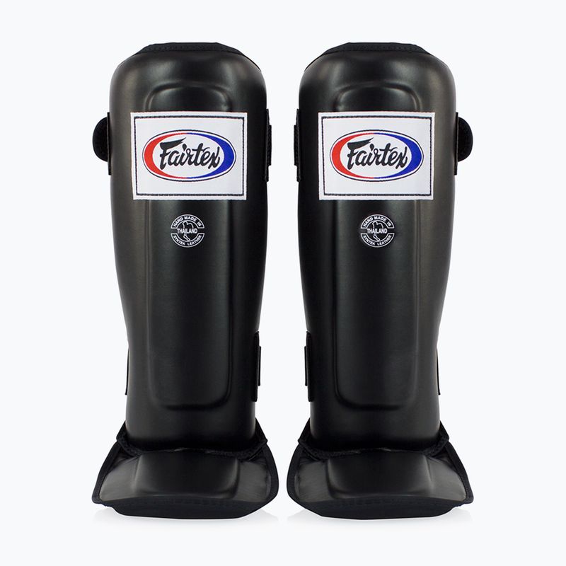 Fairtex In-Step Protector de tibie dublu căptușit negru