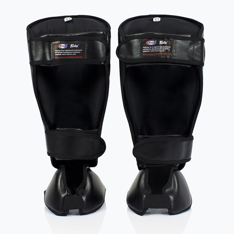 Fairtex Detașabil In-Step Shin Pads A.K.A. tibia protectori. "Twister" negru 2