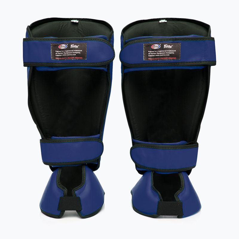 Fairtex Detachable In-Step Shin Pads A.K.A. protectori de tibie. "Twister" albastru 2