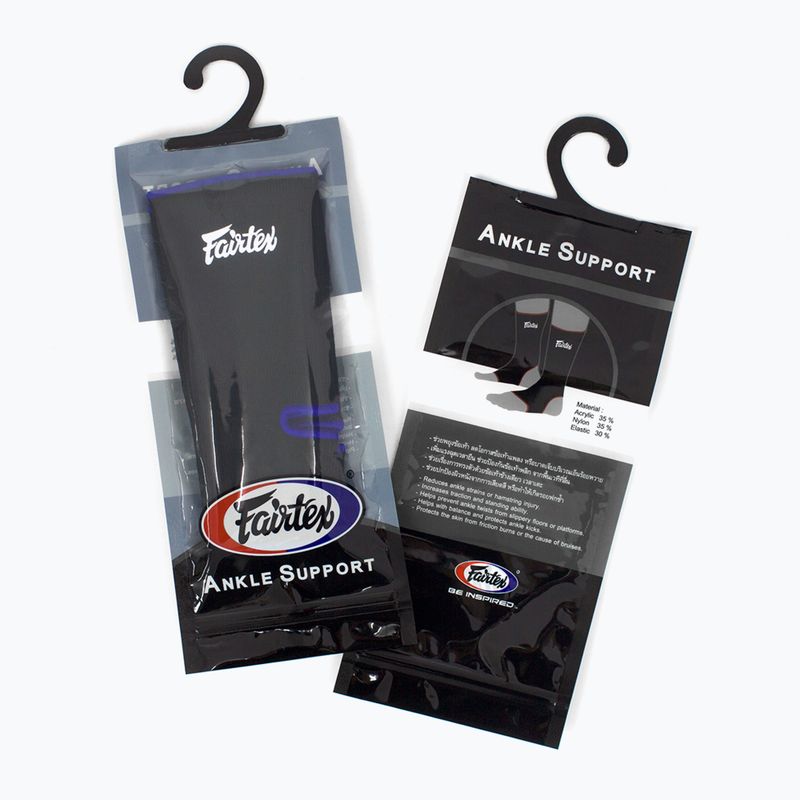 Fairtex glezna suport glezna protectori negru / albastru 3