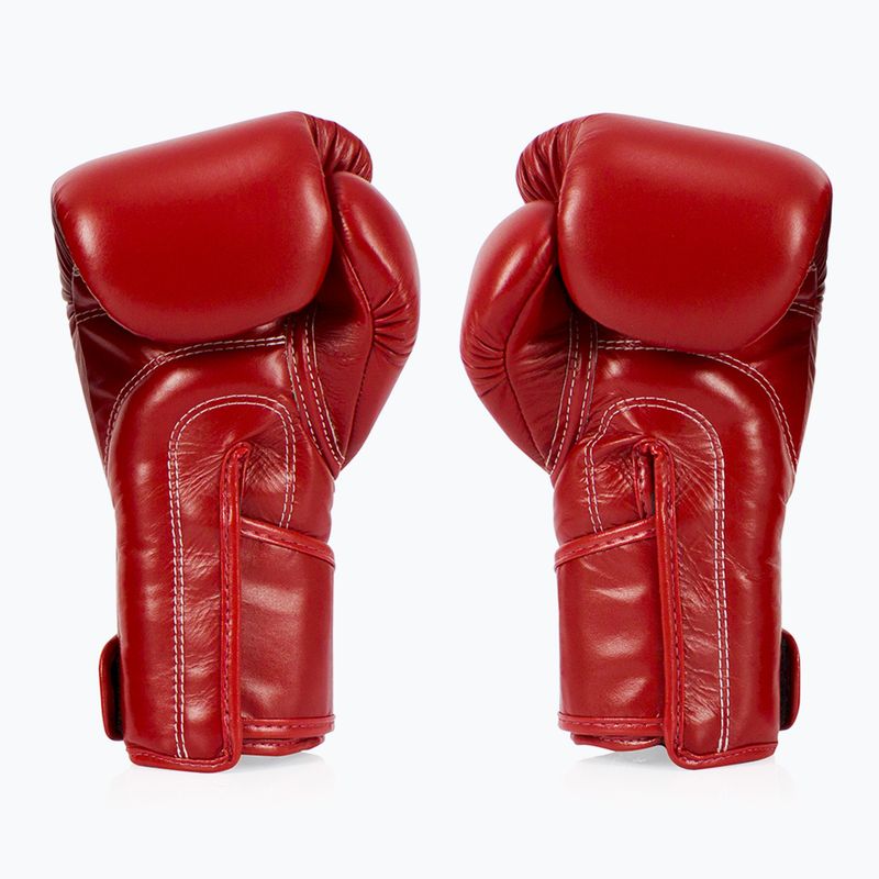 Mănuși de box Fairtex Stylish Angular Sparring - Locked Thumb red 2