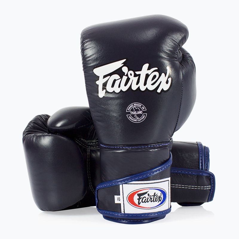 Fairtex Stylish Angular Sparring Mănuși de box - deget blocat albastru 4