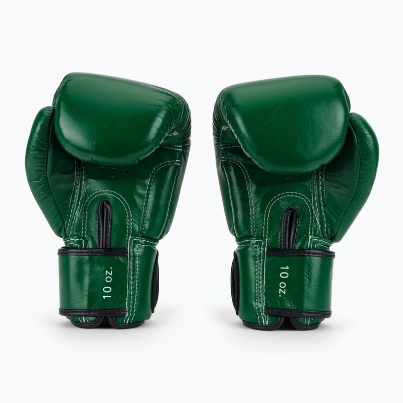 Mănuși de box Fairtex Real Leather Boxing green 3