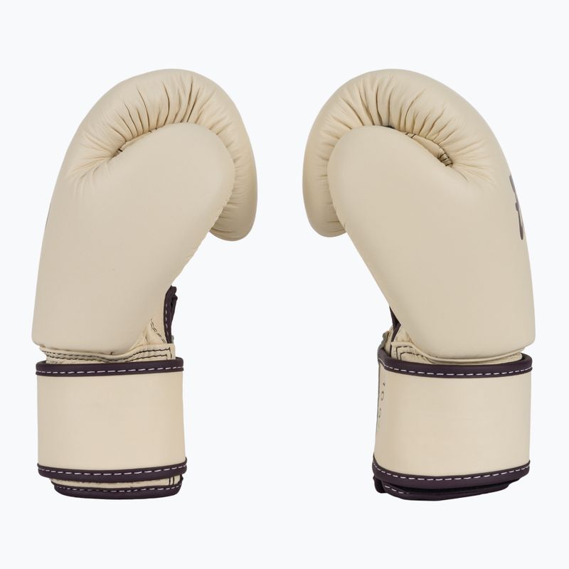 Mănuși de box Fairtex Real Leather Boxing khaki 4