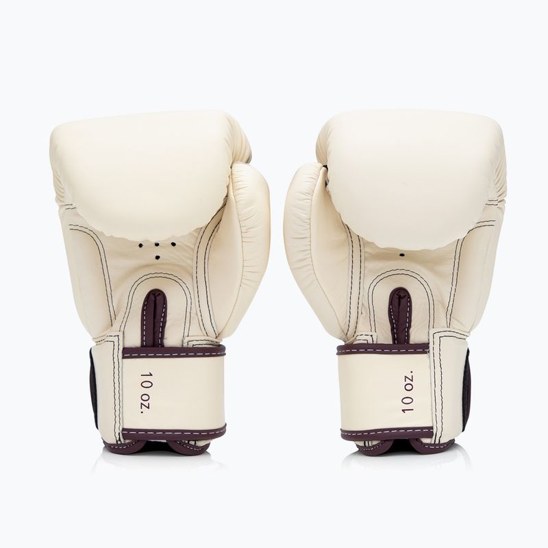 Mănuși de box Fairtex Real Leather Boxing khaki 2