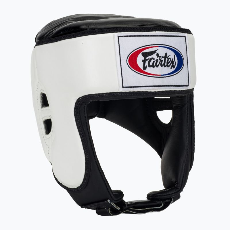 Cască de box Fairtex Muay Thai & Kickboxing Competition white