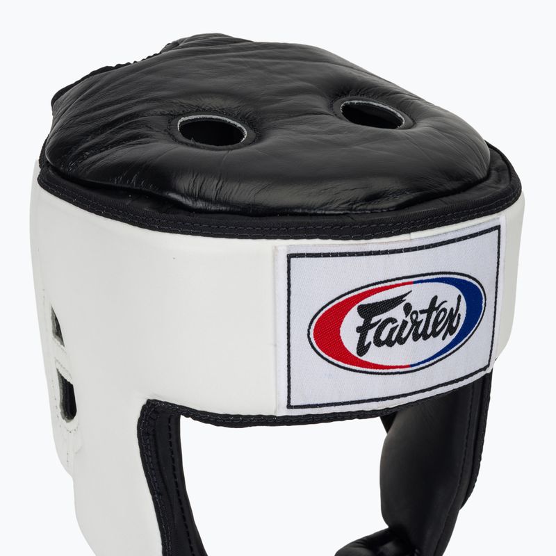Cască de box Fairtex Muay Thai & Kickboxing Competition white 4