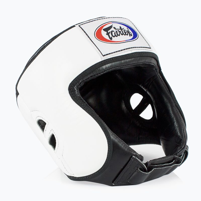 Cască de box Fairtex Muay Thai & Kickboxing Competition white