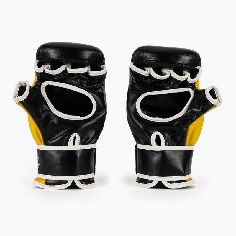 Mănuși Fairtex Super Sparring Grappling negru/galben 3