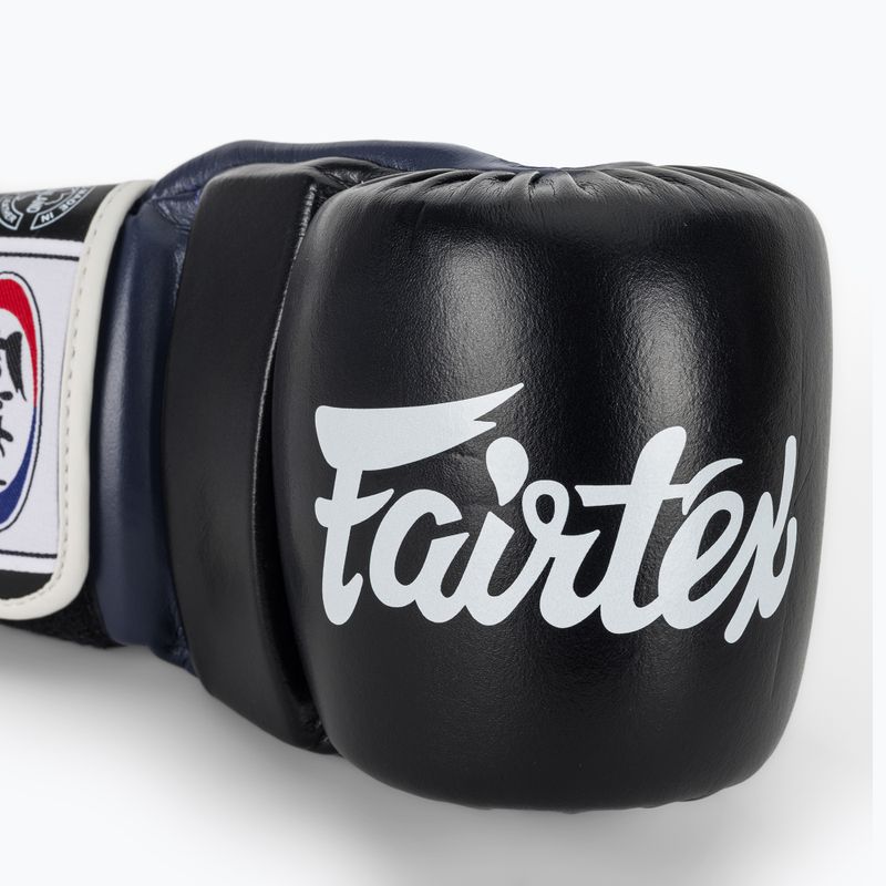 Mănuși Fairtex Super Sparring Grappling negru/albastru 5