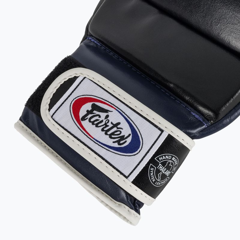 Mănuși Fairtex Super Sparring Grappling negru/albastru 6