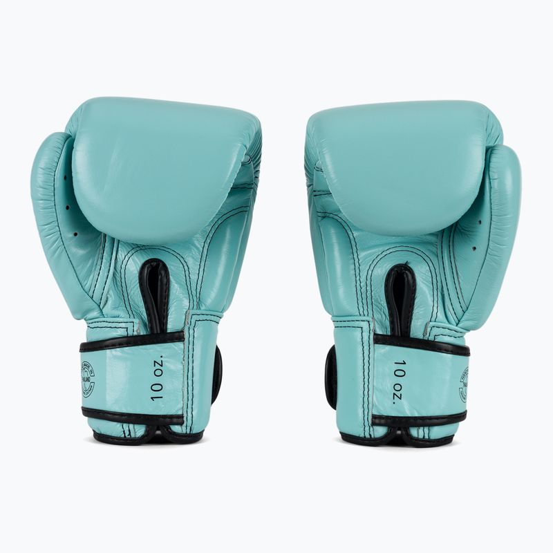 Mănuși de box Fairtex Genuine Leather Boxing blue 3