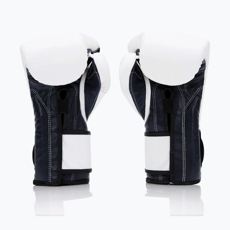 Mănuși de box Fairtex Heavy Hitter's Mexican Style white/blue 2