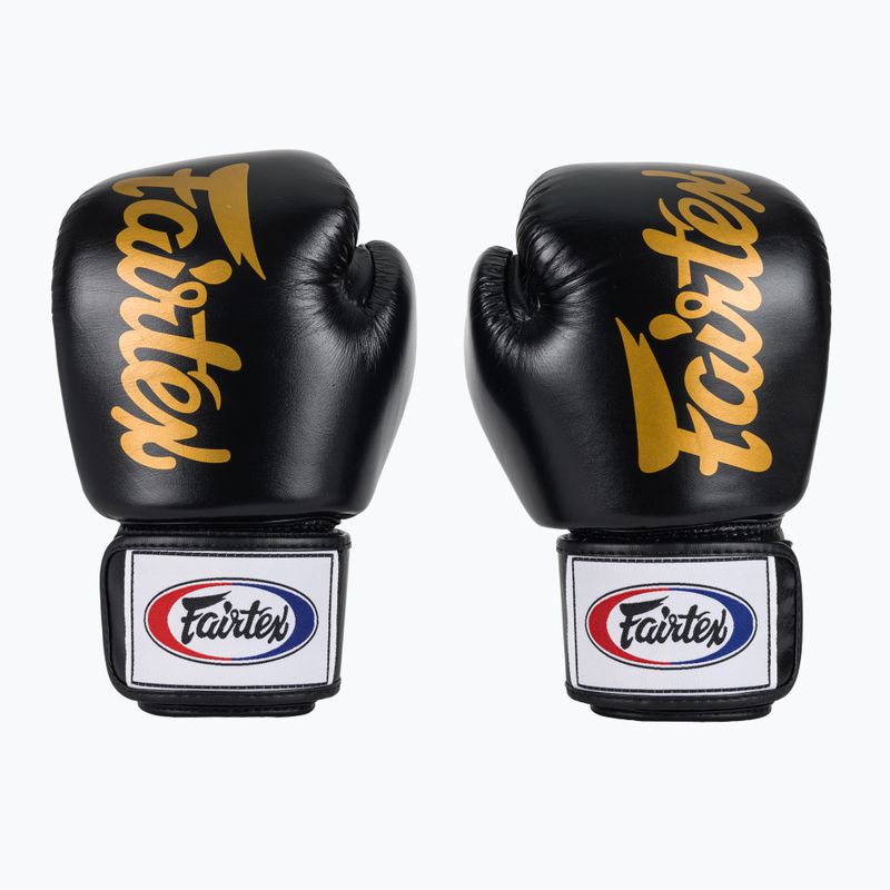 Mănuși de box Fairtex Deluxe Tight-Fit black 2