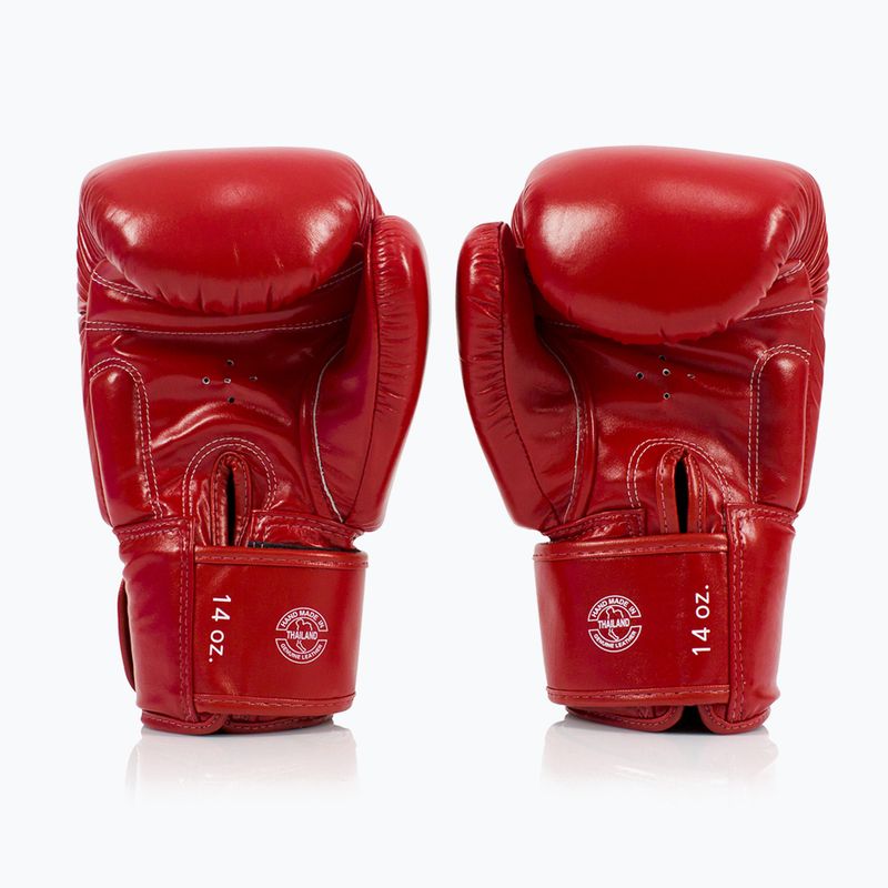 Mănuși de box Fairtex Deluxe Tight-Fit red 2