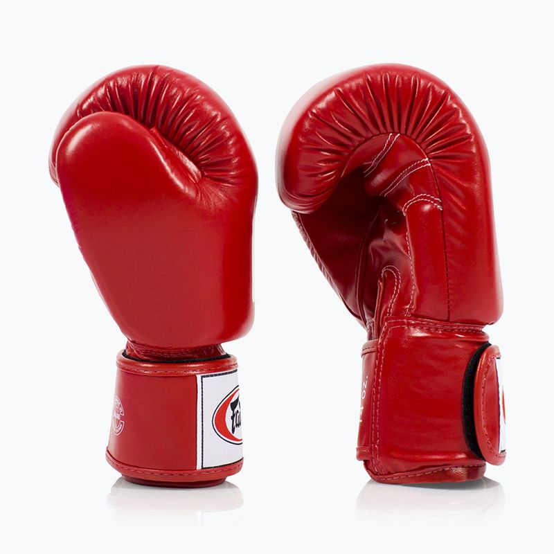 Mănuși de box Fairtex Deluxe Tight-Fit red 3