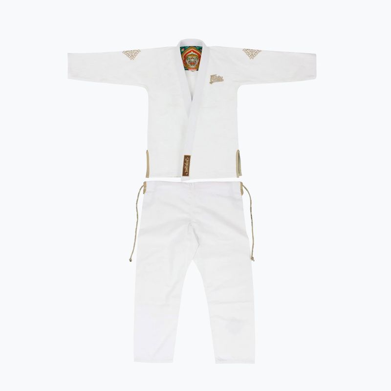 GI de jiu-jitsu brazilian Fairtex "Matchanu" white