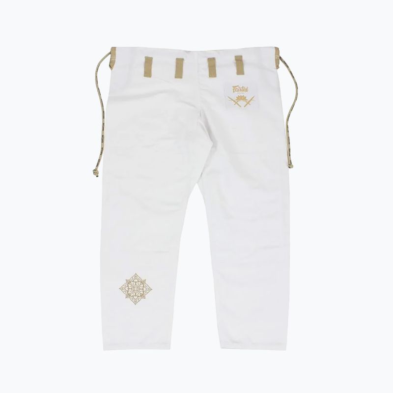 GI de jiu-jitsu brazilian Fairtex "Matchanu" white 5
