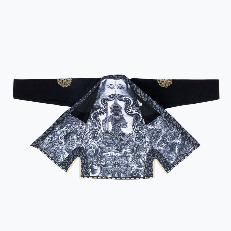 GI pentru jiu-jitsu brazilian Fairtex "Treeburam" black 3