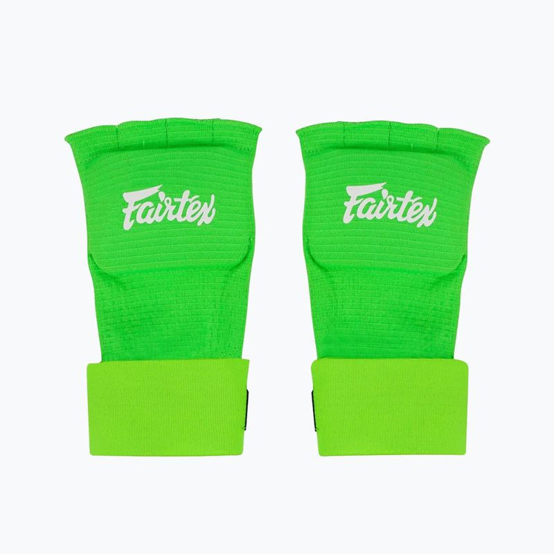 Mănuși interne Fairtex Quick Wraps green