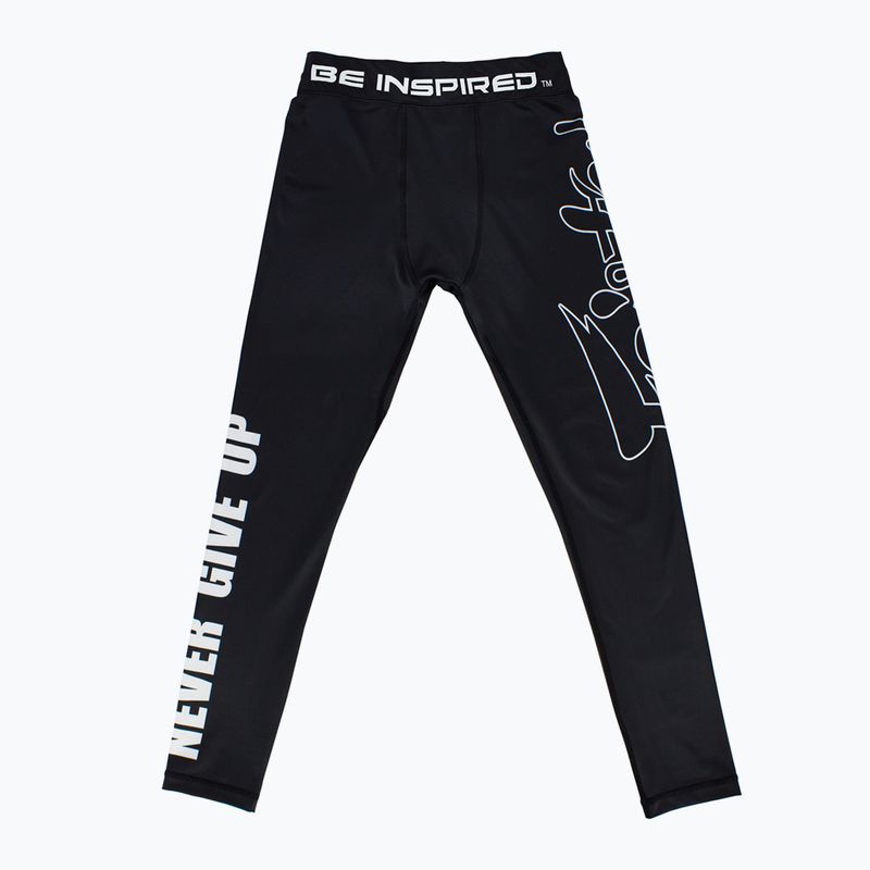 Fairtex Compression CP1 negru bărbați formare jambiere