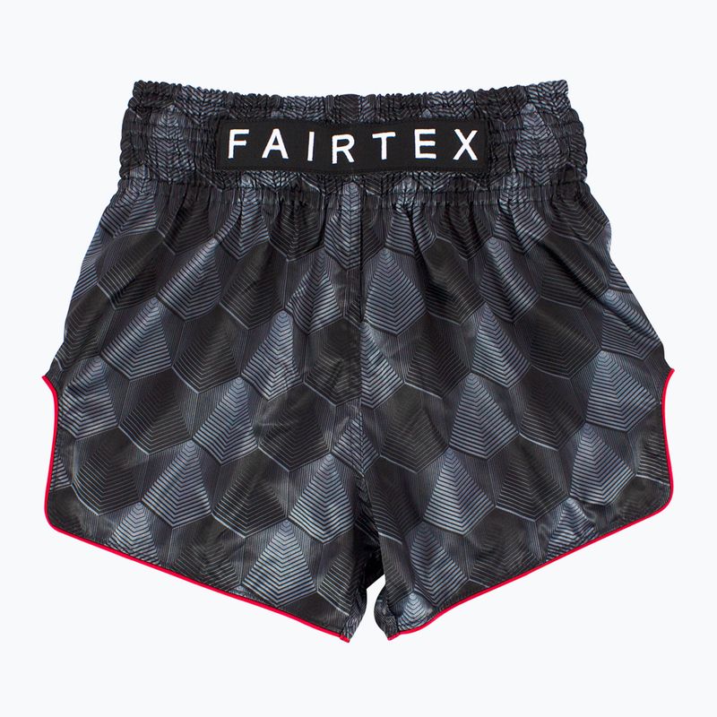 Pantaloni scurți de antrenament Fairtex Muay Thai BS1901 "Stealth" negru