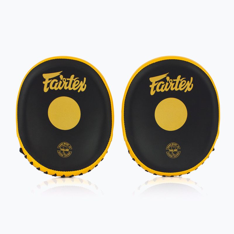 Fairtex Speed & Accuracy Focus Mitts negru/golden labe de antrenament