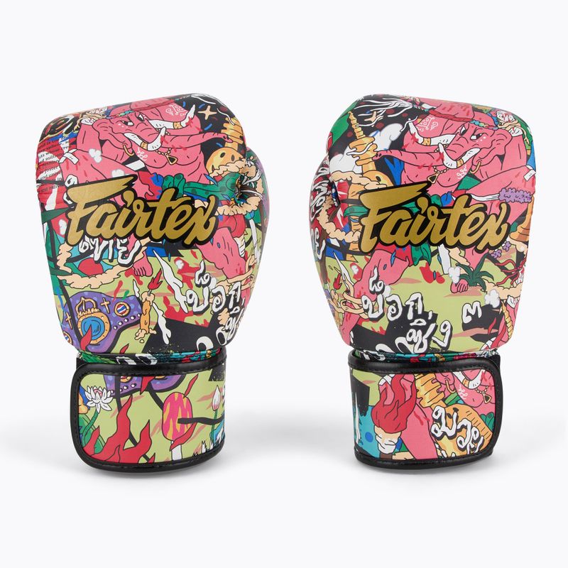 Mănuși de box colorate Fairtex URFACE x Boxing 2