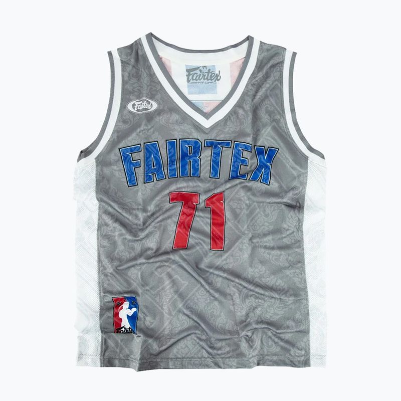 Tricou pentru bărbați Fairtex Polyester Jersey JS19 grey