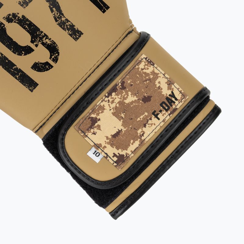 Mănuși de box Fairtex F-DAY 2 Limited Edition khaki 6