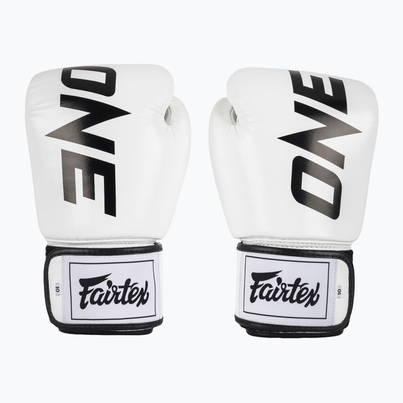 Mănuși de box Fairtex ONE X Fairtex Boxing white 2
