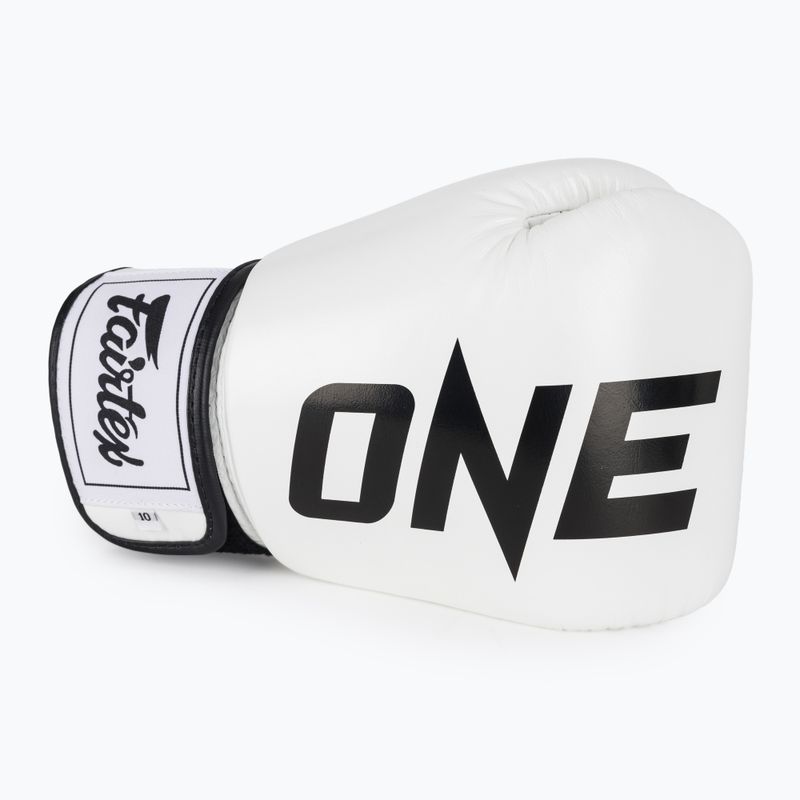 Mănuși de box Fairtex ONE X Fairtex Boxing white 5