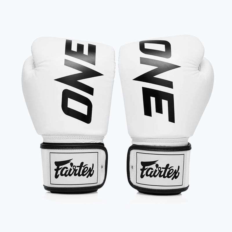 Mănuși de box Fairtex ONE X Fairtex Boxing white
