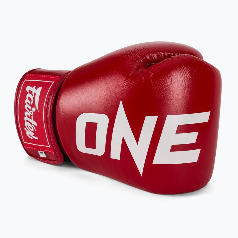 Mănuși de box Fairtex ONE X Fairtex Boxing red 5