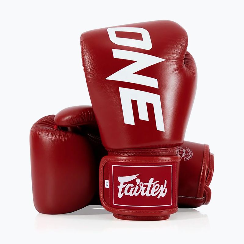 Mănuși de box Fairtex ONE X Fairtex Boxing red 4